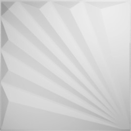 Ekena Millwork WP20X20AAWH-CASE-10 19 5/8"W x 19 5/8"H Aire EnduraWall Decorative 3D Wall Panel Covers 26.75 Sq. Ft. (10/PK)