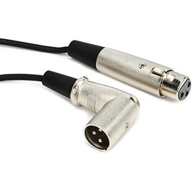 Hosa XRR-103 Right Angle Cable XLR3F - XLR3M 3 Feet