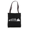 Man Evolution Motorcycle Crotch Rocket Sports Bike Tote Bag