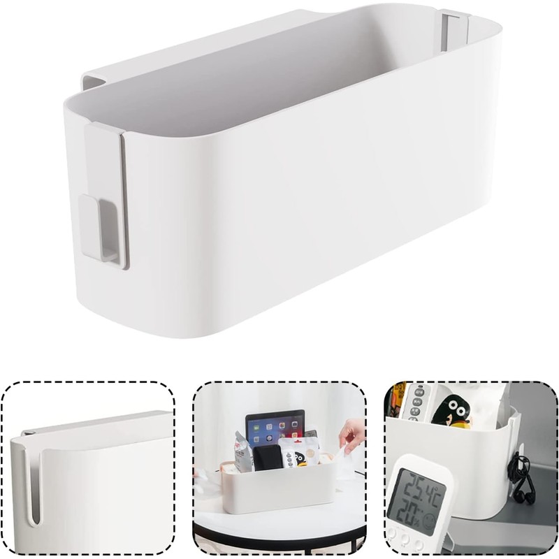Yitobici Hanging Bed Organiser, Hanging Baskets with 2 Removable Hooks,