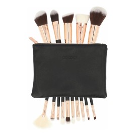 Docolor Set 15 Brochas Ojos + Rostro - Rose Gold Originales
