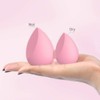 SIXPLUS Multifunctional Makeup Sponge Puff, Teardrop Shape, Diagonally Cut Flat