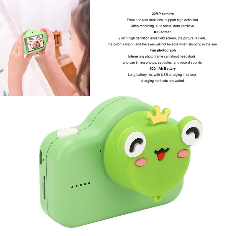 20MP Kids Selfie Camera 32GB Kids Digital Video Camera Portable