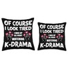 All Night Watching KDrama K-Drama Lover Throw Pillow