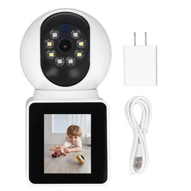 Video Call Security Camera Two Way Video Wireless Security WiFi Baby Camera with Motion Detection Night Vision US Plug 100‑240V