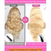 30inch 613 Blonde Body Wave Lace Front Wigs Human Hair