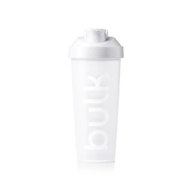 Bulk Bulk Iconic Protein Shaker Flasche, Mit Draht-Mixerkugel, Eiweiß Shaker, Perlenweiß, 750 ml