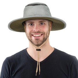 Catalonia Classic Sun Hat for Men, UPF 50+ Sun Protection, Waterproof Wide Birm Hat for Fishing Hiking, Gift for Father