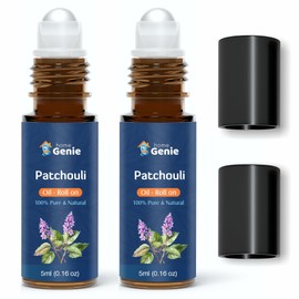 Home Genie Pure & Natural Patchouli Essential Oil Roll on - 5ml Pack of 2