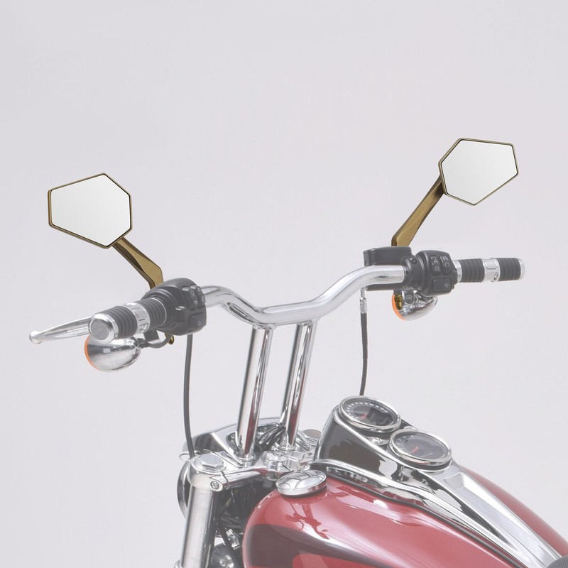 TCMT Rear View Mirrors Fit For Harley Touring Road Glide