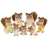 Girl of Sylvanian Families doll walnut walnut squirrel squirrel family