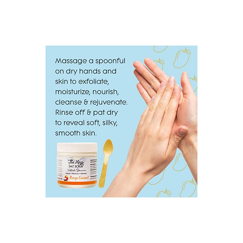 The Keys - Exfoliante para sal, 3 Pack 3.4 oz