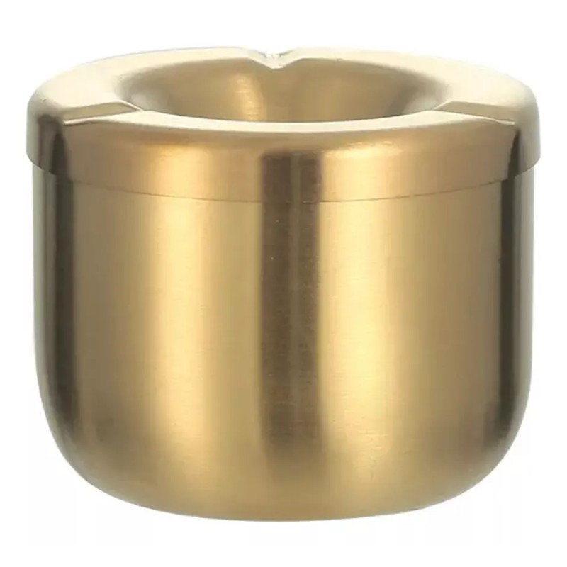 Luxury Set 2 Ceniceros Acero Inoxidable De Mesa Deposito De