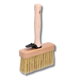 ToolSpace Surface Brush 130 mm, Wallpaper Brush, Ceiling Brush, Wallpapering Brush, Wide Tassel, Natural Hair, Wooden Handle, Wallpapering Brush, Foundation Brush, Patio Brush Brush, Bristle Brush,