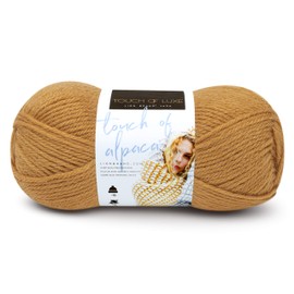 Lion Brand Yarn Touch of Alpaca Yarn, Goldenrod