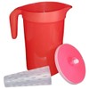 Tupperware 1 Gallon Pitcher with Infuser Emberglow Red