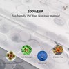 WELTRXE Shower Curtain Liner with Magnets, Shower Curtains Waterproof for
