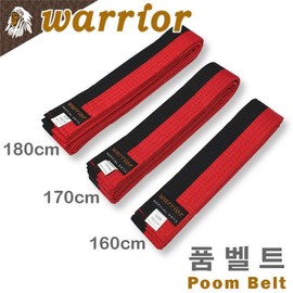 Warrior Poom Belt / Taekwondo Combat Sports / Length 160cm 170cm 180cm / warrior 품벨트(품띠)/태권도 격투기/길이160cm 170cm 180cm