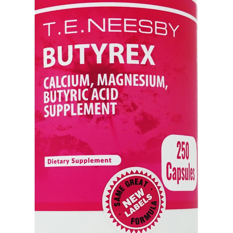 Butyrex Calcium/Magnesium Butyrate Complex: 250 Capsules