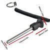 Ezweiji Weight Stack Pin, Magnetic Gym Weight Stacking Pens Strength