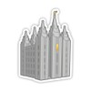 Salt Lake Temple Vinyl Waterproof LDS Sticker for Laptop or