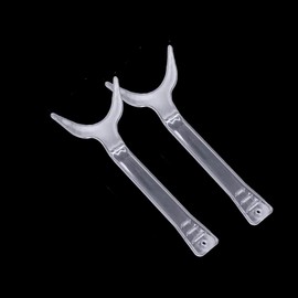 2Pcs Dental Photography Retractors Clear Mouth Opeaner, Orthodontic Tool Lip and Cheek Retractor (Small)