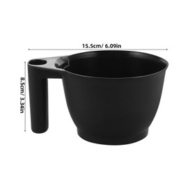 FRCOLOR Ergonomic Hair Dye Mixing Bowl Hair Coloring Supplies Dye Preparation Tools DIY Oil Treatments Tools
