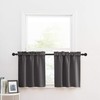 NICETOWN Short Curtains for RV Camper Blackout Small Curtain Tiers