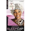 Pink, Satin Sleeping Cap, Breathable and Comfortable Material, Elastic Band,