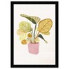 Wynwood Studio Botanical Framed Wall Art Prints 'Calathea Orbifolia' Florals