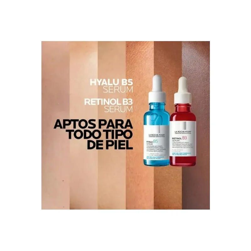 Kit Hidratante Serum Hyalu B5 + Retinol B3 La Roche