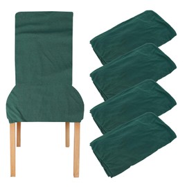 Chair Covers, Chair Covers, Set of 4, Stretch Polyester Spandex Covers for Chairs, Universal Size, Removable, Washable Chairs, Protection, Decoration Chair Cover for Hotel, Dining Room, Ceremony,