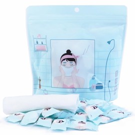 VanFn Disposable Towel, Compressed Towel, Mini Disposable Compressed Washcloth, Cotton Portable Disposable Compressed Towels Perfect for Travel, Home & Outdoor Activities, Nacai Series (50PCS)