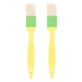 M METERXITY 2-Pack Pastry Brush, Wool Basting Baking BBQ Oil Brush for Cooking/Barbecue/Kitchen [1.2"]