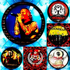 STONESOUR HYDROGRAD FIVE LARGE PIN  CONCERT GOODS & MEMORABILIA