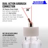 Set of 10 Plastic 3.4 Ounce (100cc) Airbrush Bottles (Jars)