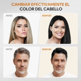Shampoo Tinte Instantáneo Cubre Canas 3en1 Natural Jengibre