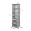 MAX Houser 6 Tier Shelf Hanging Closet Organizer, Closet Hanging