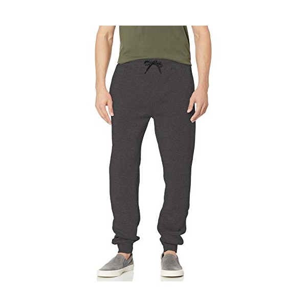 WT02 mens Basic Jogger Fleece Sweatpants, Hch, X-Large US