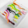 FREE FISHER 16Pcs Fly Fishing Wet Flies Nymphs, Squirmy Wormy,