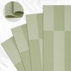 comfoyar Green Rectangular Placemats Set of 6, 12x18 Inch Non-Slip