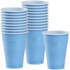 Light Blue Solid Color Plastic Party Cup (12 Oz.) 20