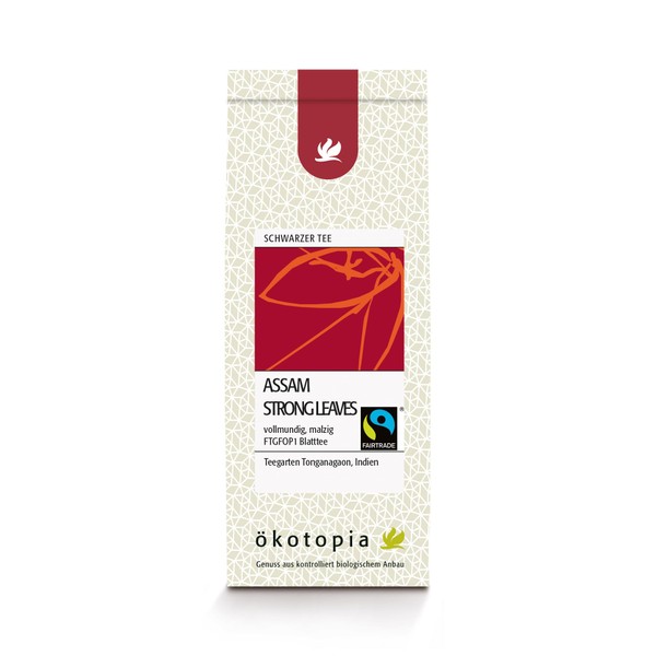 Ökotopia Assam Strong Leaves Black Tea Pack of 5 x