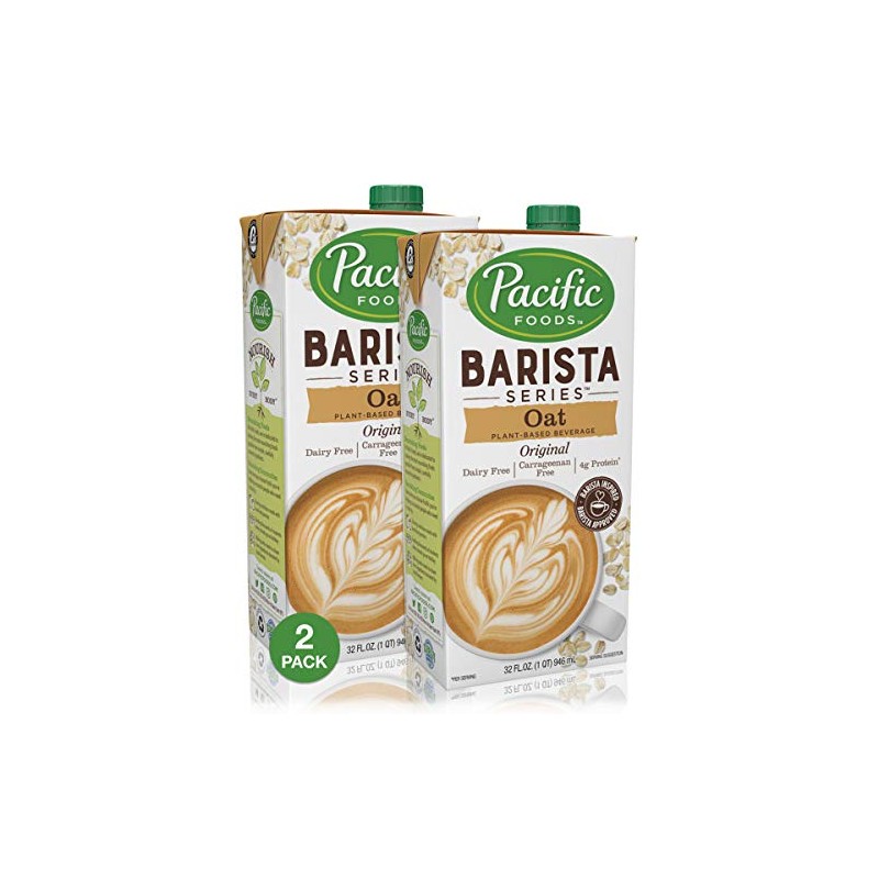 Pacific Foods Barista Series Oat Milk, 32 Ounce (Pack of