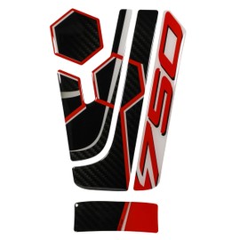 Tankpad Motorcycle Protection Compatible with Honda CB750 Hornet Honeycomb Red X509302VA