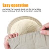 Proofing Basket Cloth Bread, 2/4-Piece Bread Bowl Cover Made of