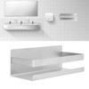 Stainless Steel Shower Rack Waterproof Anti Rust No Drilling Wall