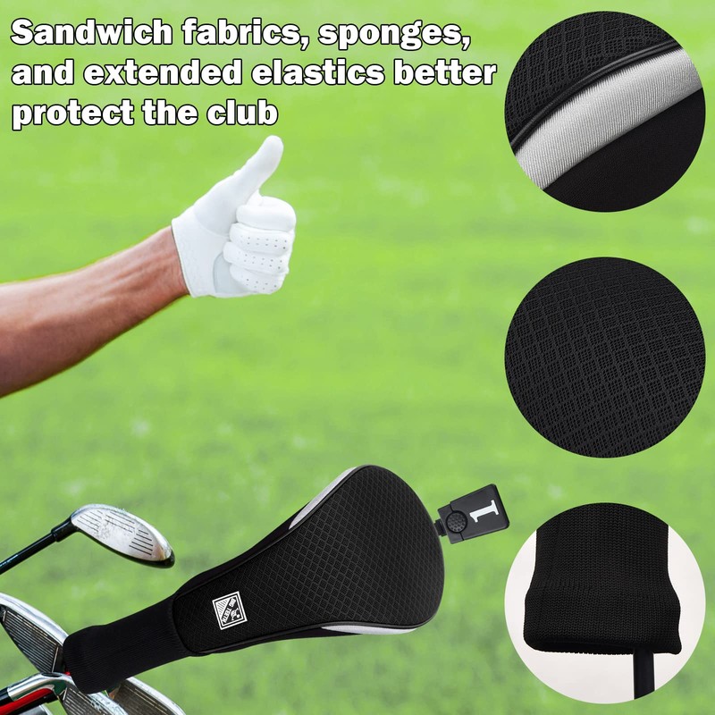 Big Teeth Golf Club Head covers for Driver 460CC DR
