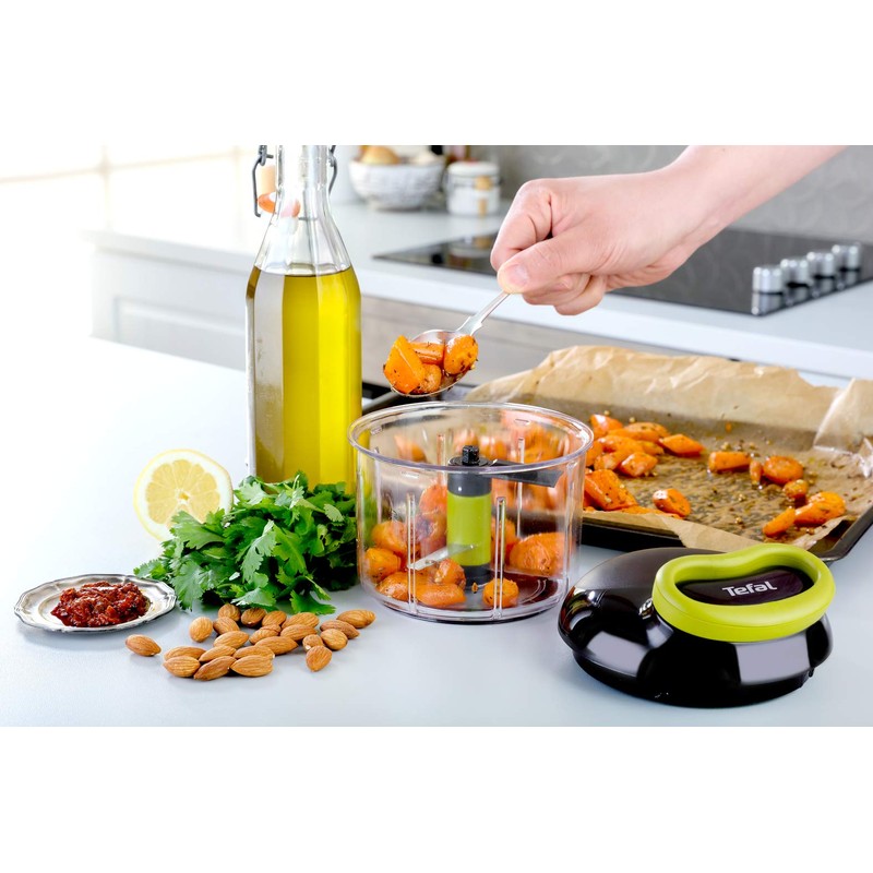 Tefal K1321324 Manual Chopper 5 Seconds | with Special Puree