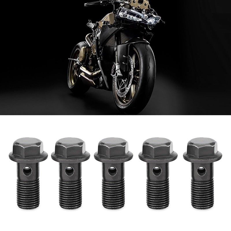 5pcs Motorcycle Banjo Bolts & Washers for Brake Caliper Master